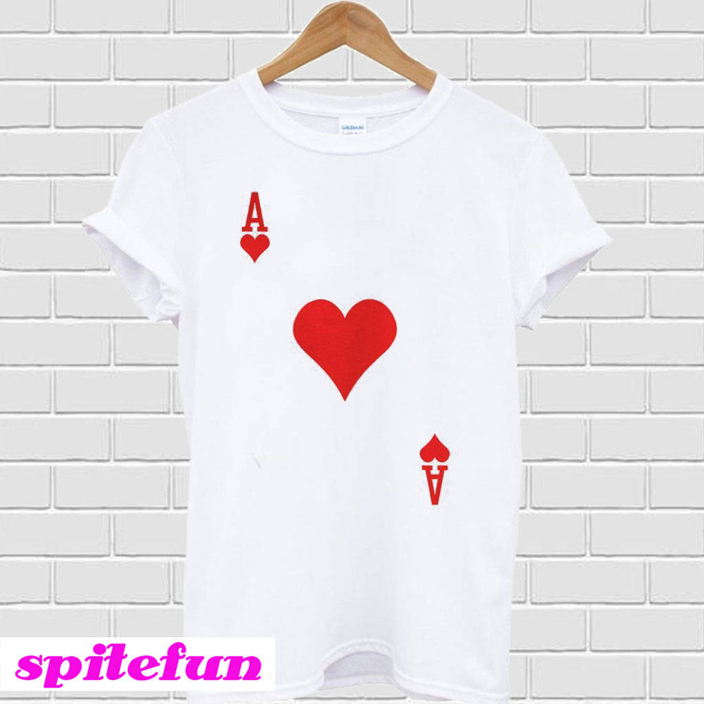 Ace of hearts playing card T-Shirt