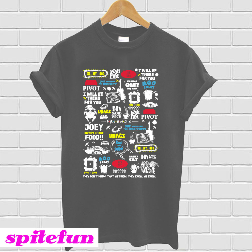 Friends Tv Show Doodle TShirt