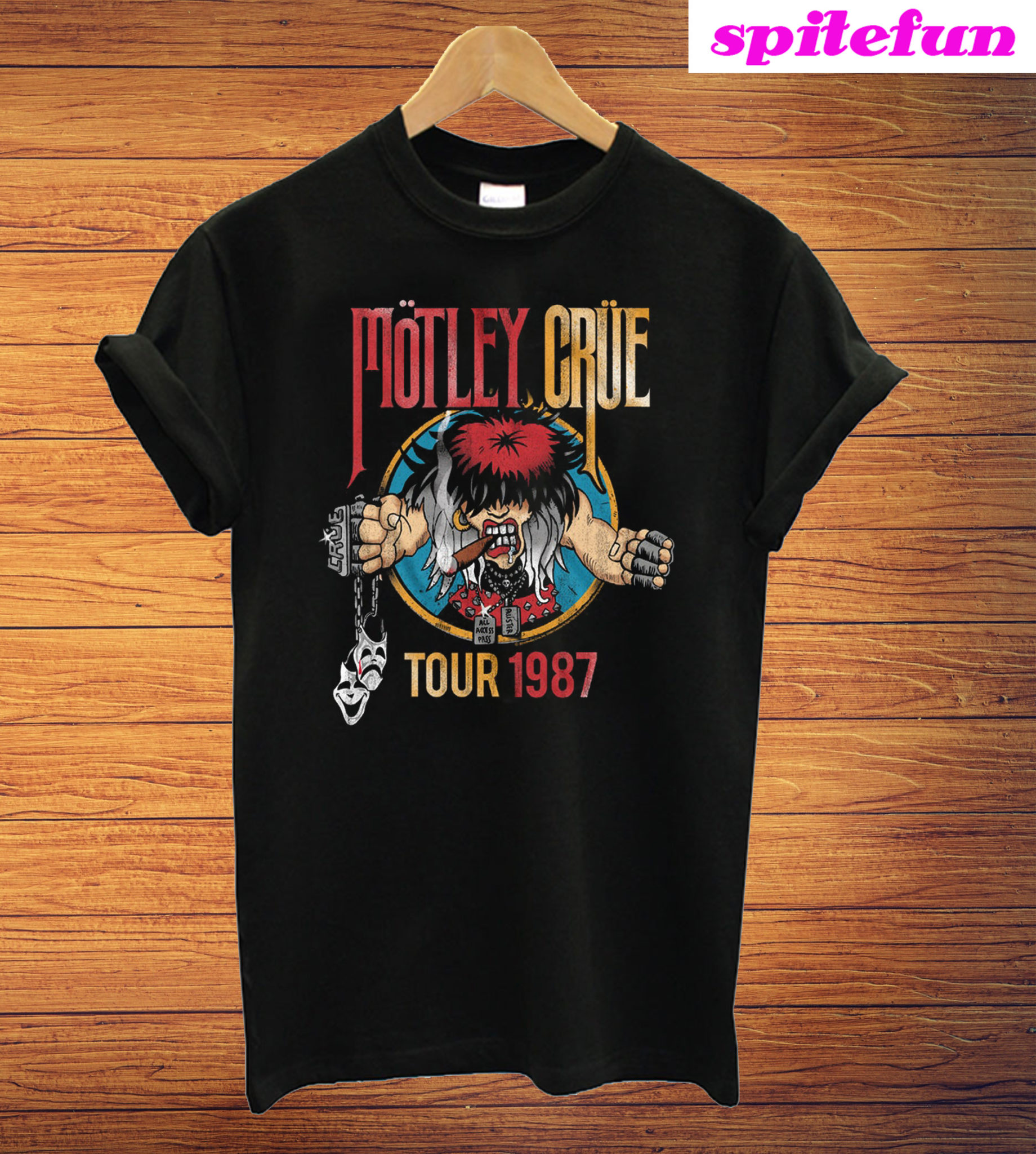 1987 Tour Motley Crue TShirt